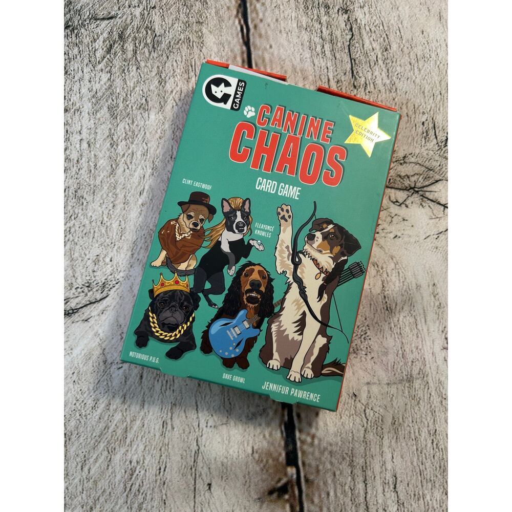 CANINE CHAOS CARD GAME / Suitable for 8 yrs and up